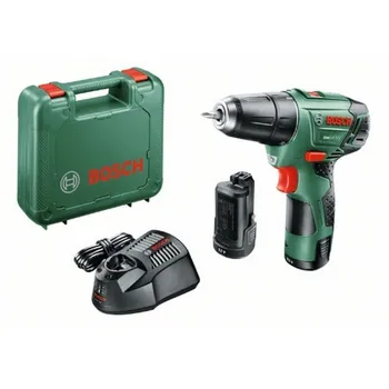 

BOSCH 060397290X Screwdriver + Lithium Battery EasyDrill 12-2 12 V Two velocities 14/22Nm Pair twist 20 + 1 Compact and light