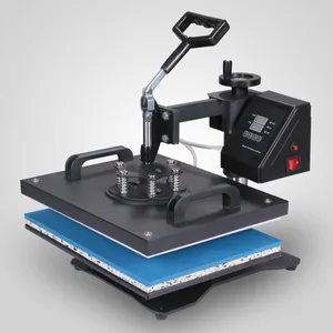 Heat Press 5 in 1 Heat Press Machine 38x30cm T-Shirt Press Mug Printing Machine Multifuctional Heat Transfer Machine for T-Shirt
