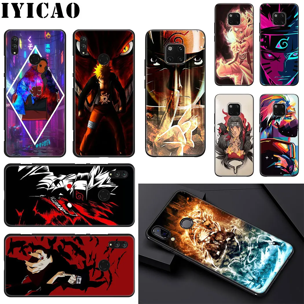 IYICAO Jiraiya Minato Kakashi Naruto Soft Phone Case for Huawei Mate 10 20 Lite Pro Nova 2i 3 3i 4 Cover |