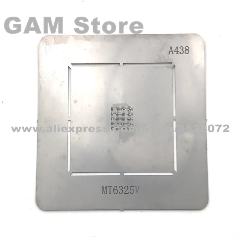Трафарет MT6325V BGA для реболлинга Noblue Note Power IC контакты прямое нагревание модель A438 5