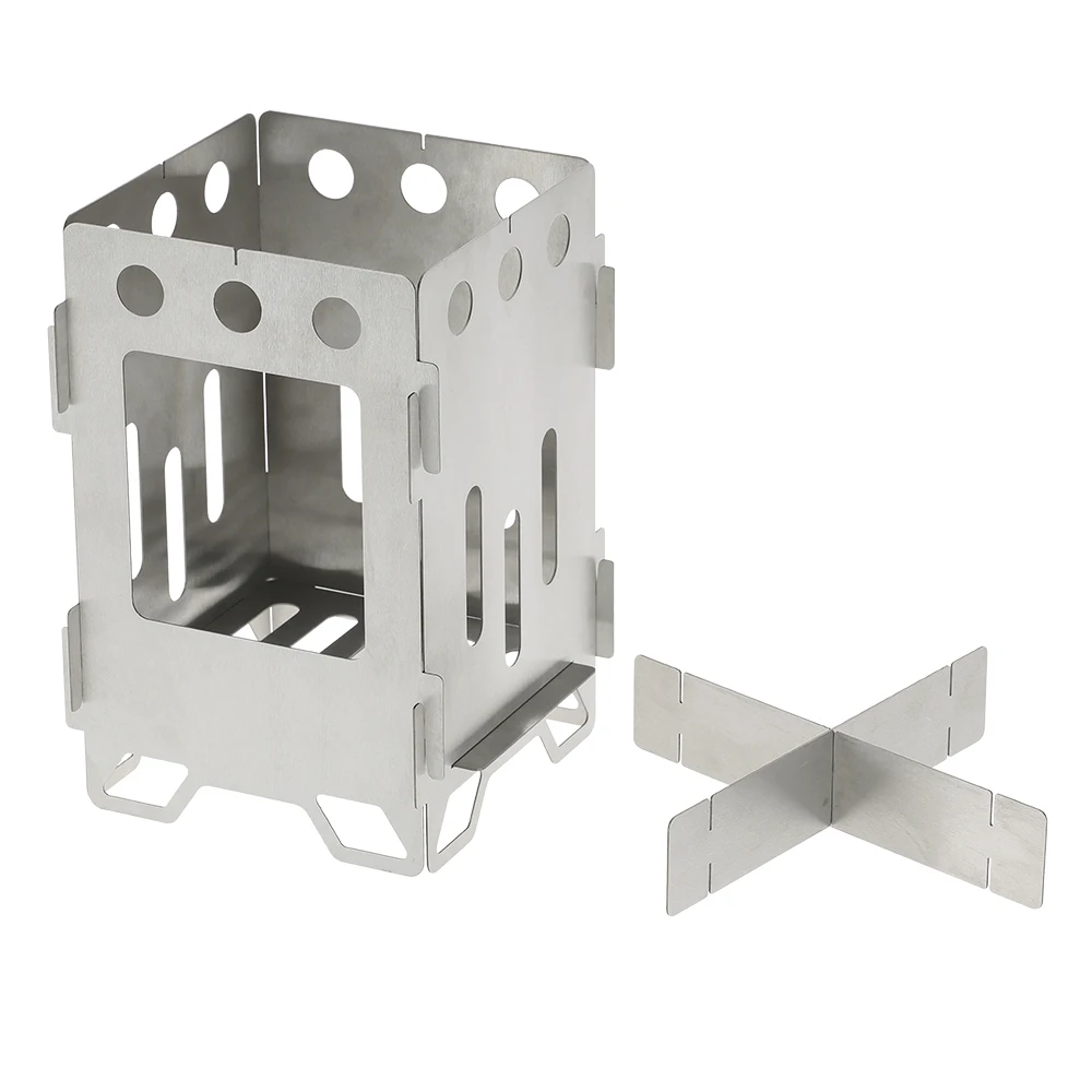 Buy Portable Folding Camping Wood Stove Wood Burning