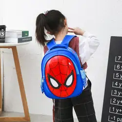 Высококачественные детские школьные сумки 3D человек-паук школьный рюкзак с рисунком сумка для мальчика Детская сумка Mochila Infantil