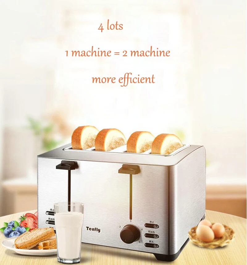 Bread Toaster Multifunctional Bread Maker Automatic Household Toasting
