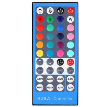 

Mini Remote Controller IR/RF Dimmer for RGB LED Strip Light 40 Key RF RGBW Controller