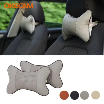 

2PCS Car Headrest Neck Pillow Interior Accessories For Mercedes Benz W203 W211 W204 AMG W124 W210 W205 W202 W212 W213 W220 W201