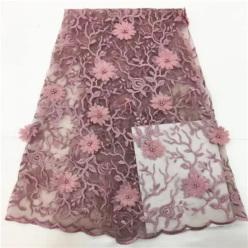 New-African-3D-Flower-Lace-Fabric-2018-Pink-Embroidered-Nigerian-Beaded-Laces-High-Quality-French-Tulle.jpg_640x640 (3)