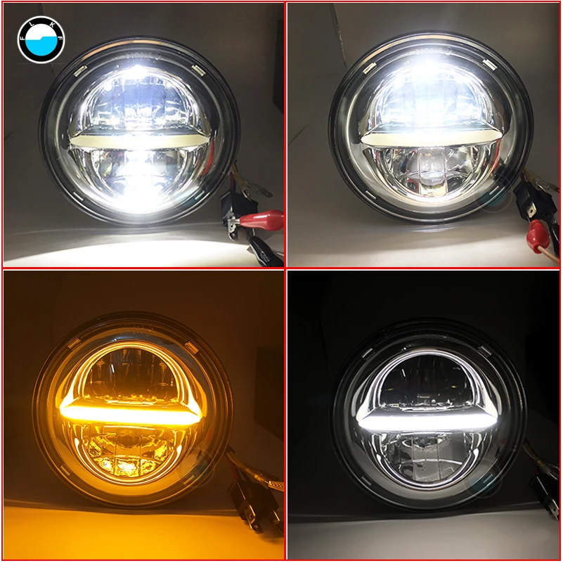 Новейший 5,7" светодиодный фонарь для мотоцикла с 5,75 дюймовым корпусом лампы для Dyna Sportster Softail