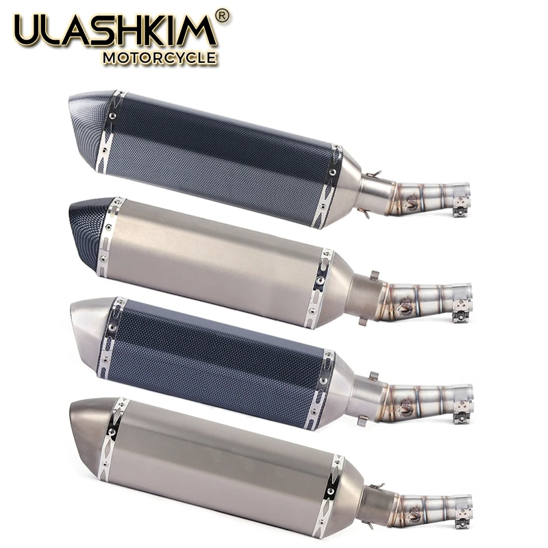 Motorcycle Exhaust contact middle pipe for Kawasaki Z250 2008 2015