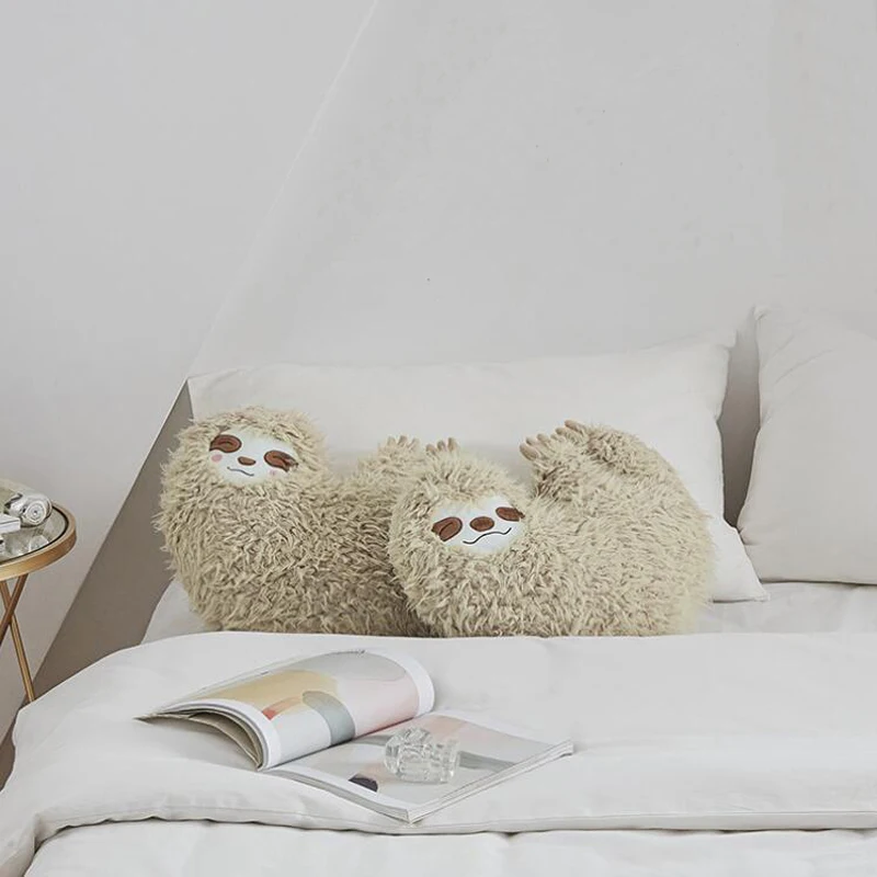 

New Style Lovely Simulation Sloth Plush Toy Stuffed Animal Doll Plush Pillow Gift Send to Children & Girlfriend