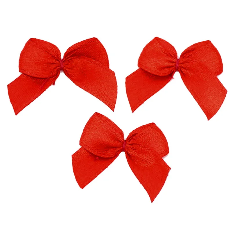 

200 Pcs/lot Grosgrain Ribbon Bows Wedding Dress Scrapbooking Embellishment Sewing Accessories Hair Accessories 25x20mm