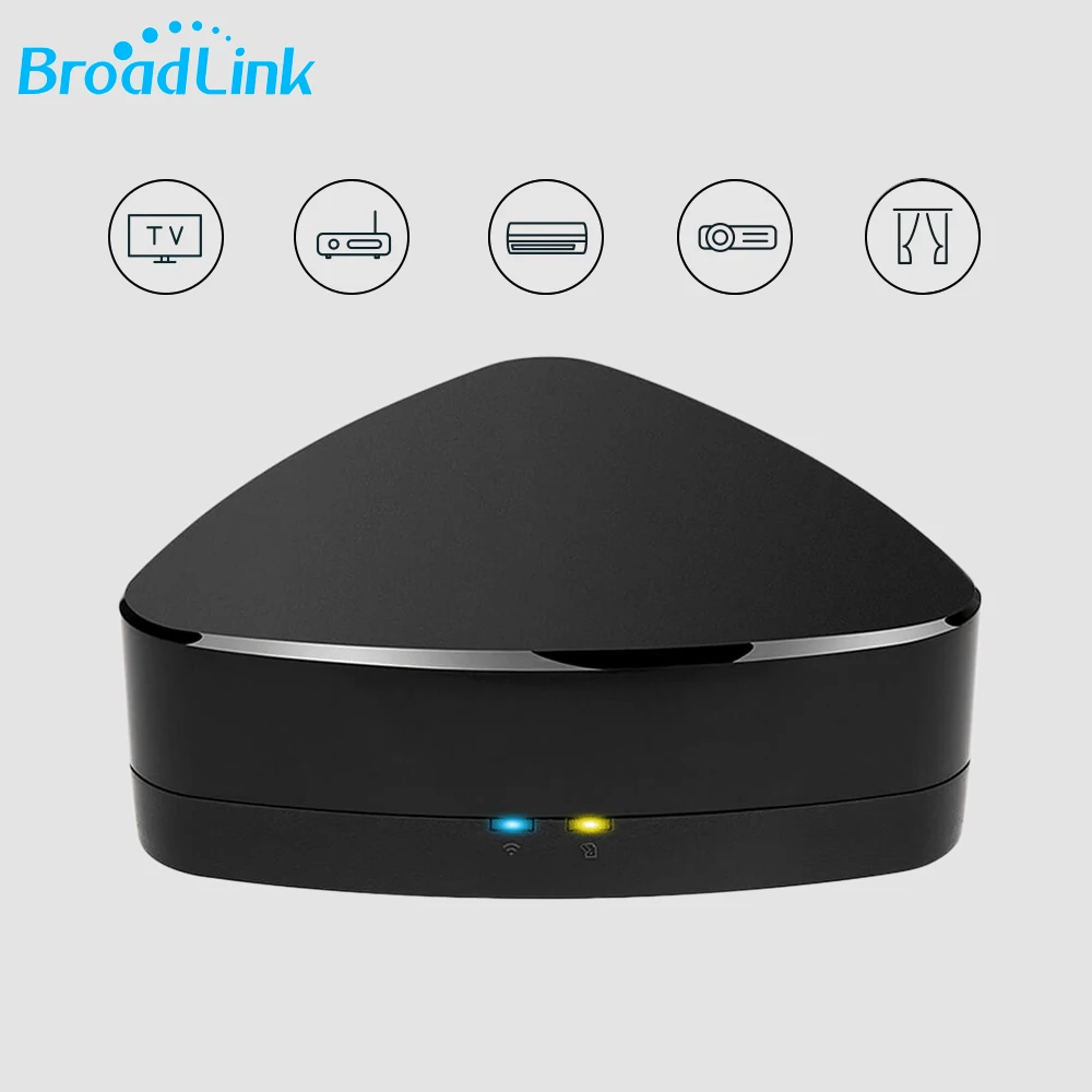 

Broadlink RM Plus WIFI IR RF433 Smart Remote Controller