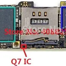 50 шт./лот для iphone 5 5G Q7 микросхема 3 шпильки материнской платы на открытом воздухе