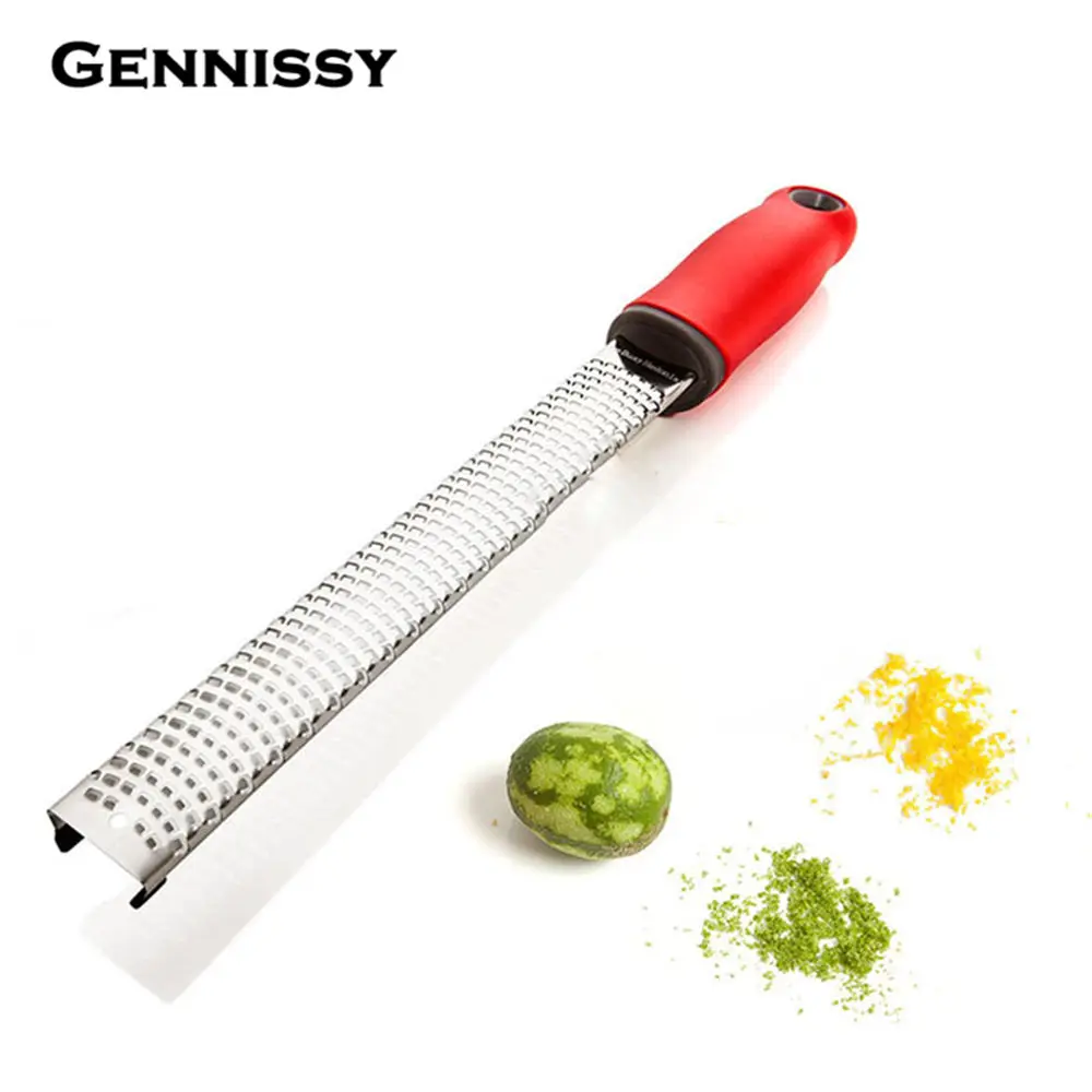GENNISSY Create Vegetable Spiralizer Lemon Zester Fruit Peeler Cheese