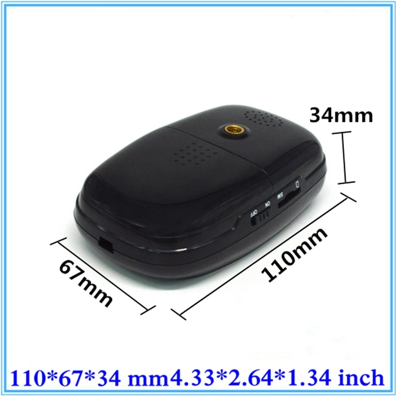 

1 piece 110*67*34mm new plastic enclosure infrared motion sensor PIR alarm detector plastic instrument box pcb design