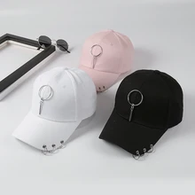 YouGeMan, Новое поступление, бейсбольная кепка, женская, Корейская, Ulzzang, Harajuku, индивидуальная, круглая, кольцо, хип-хоп, Snapback, шляпа, пара, розовые кепки