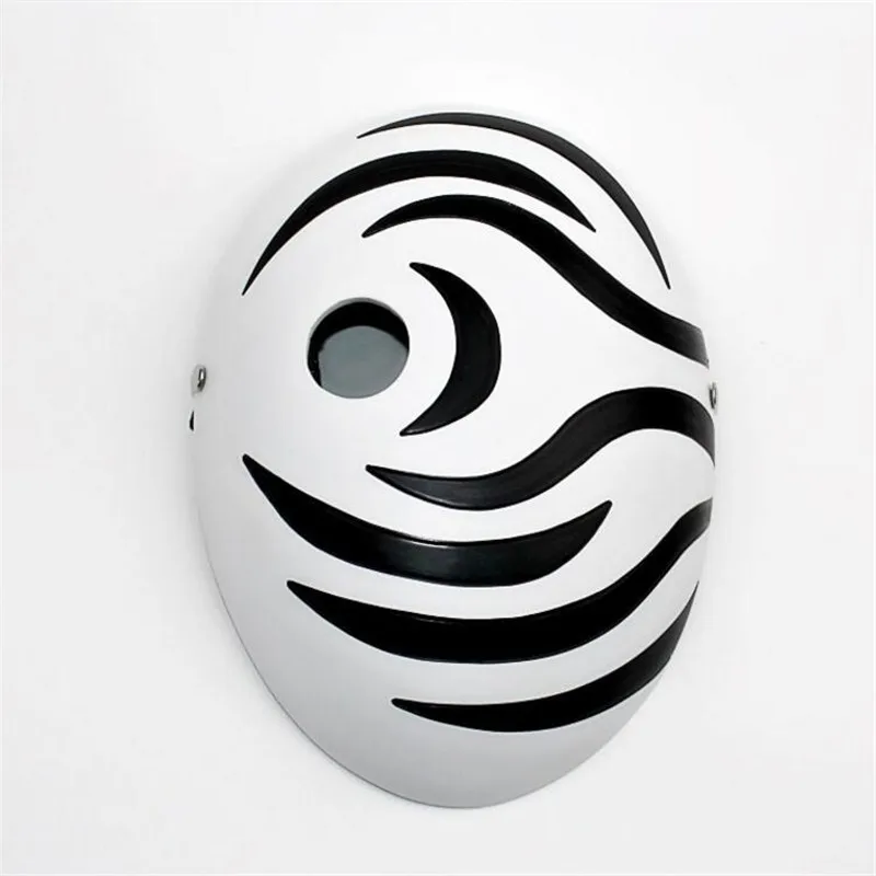 Naruto Cartoons Mask Tobi Obito Naruto Akatsuki Ninja Madara Uchiha Masquerade Cosplay Full Face Resin Cool Masks SD31 (2)