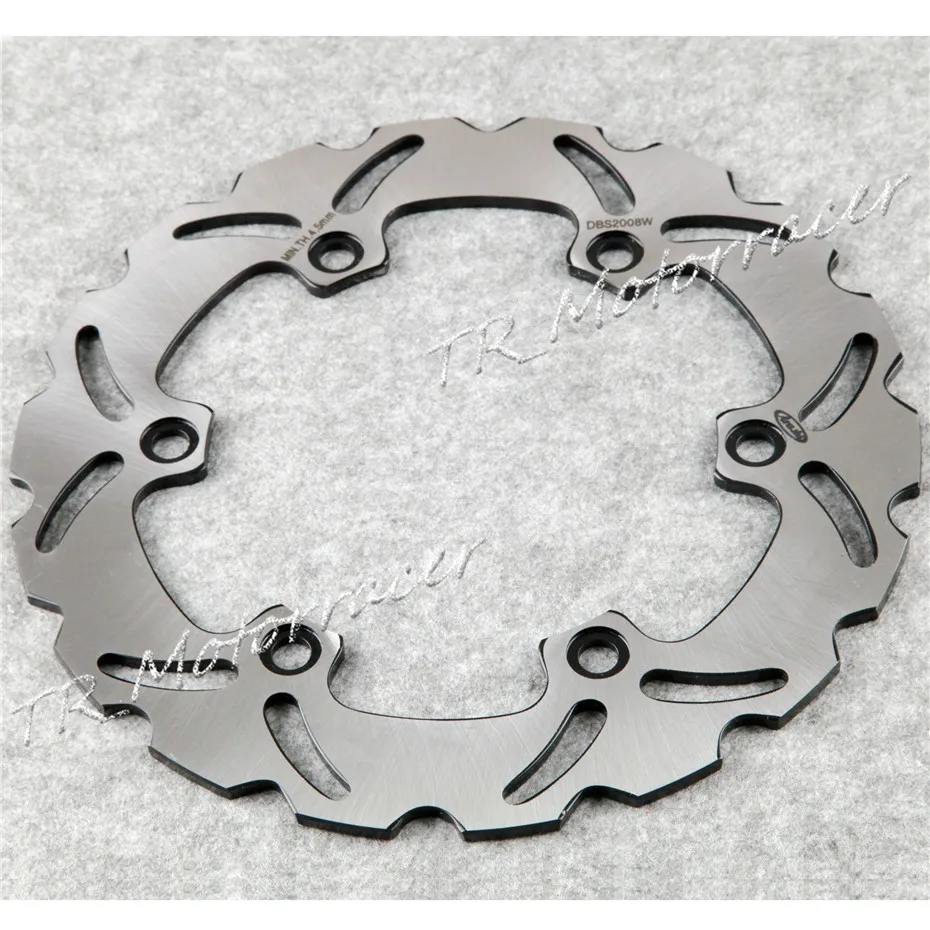 Motorcycle Rear Brake Disc Brake Rotor For Honda XLV VARADERO 1000 2003-2005& CB(CB1300) 2003-2008& CBR 1100XX 1997-2004 Black 1 pcs motorcycle rear brake rotor disc steel braking disk for honda cbr1100xx 1997 2004 xlv1000 varadero abs 2004 2007 2010 2011