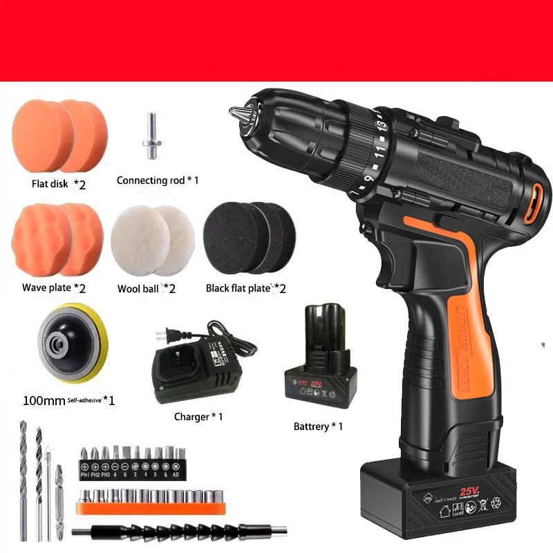 VOTO Adjustable Waxing Machine Cordless Car Polisher Cleaner Speed Polish Electric Screwdriver Drill Impact | Инструменты