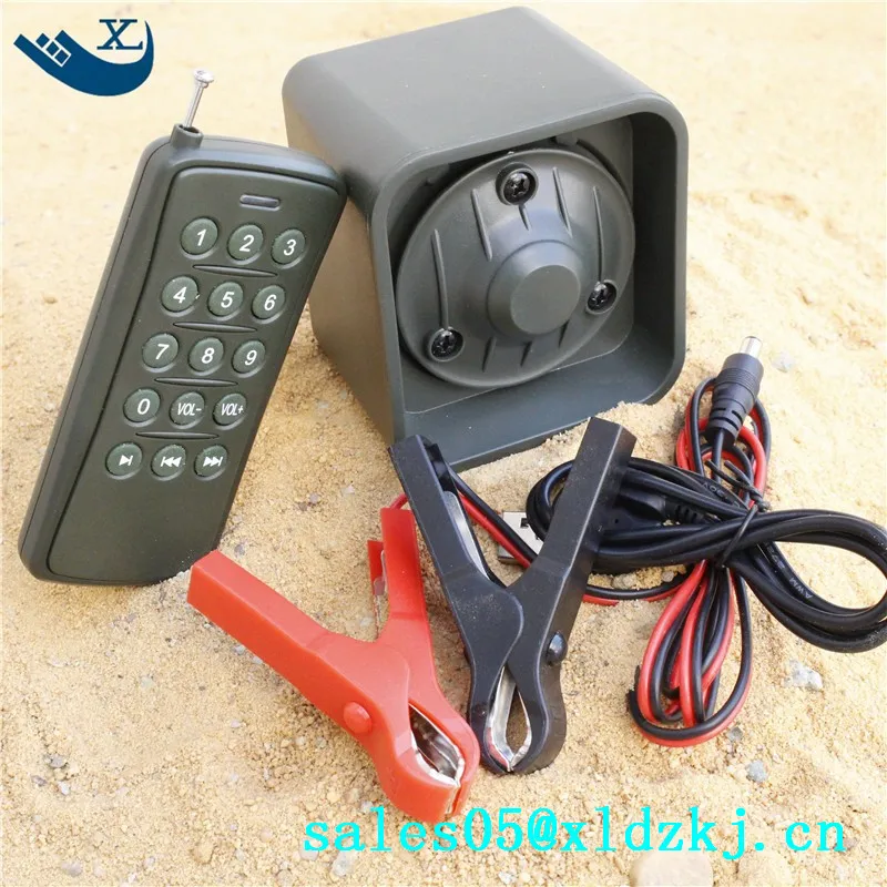 

50W 150dB DC 12V 210 Sound Remote Controller Outdoor Hunting Bird Mp3 Caller
