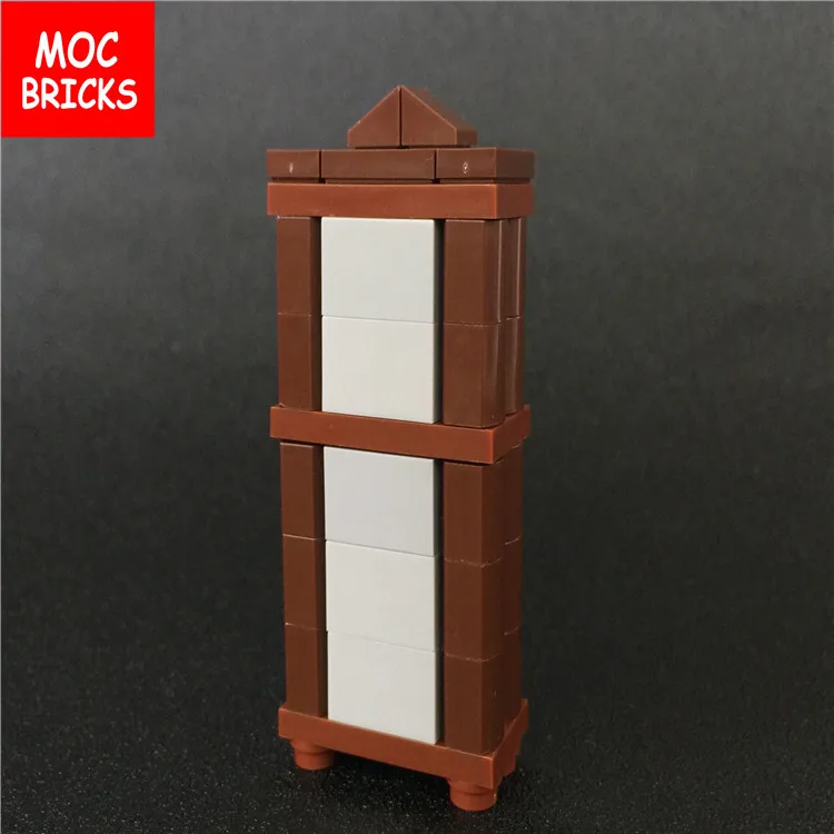 Кубики MOC DIY коричневые Семейные Дед часы антикварная мебель для интерьера