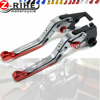 

for For YAMAHA FZ6 FAZER FZ6 FZ 6 R 2009-2015 Motorcycle Accessories Folding Extendable Brake Clutch Levers LOGO FZ6