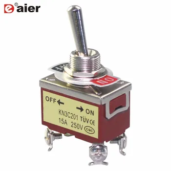 

2Pcs Toggle Switch Heavy Duty Switches 4 Pins 2 Positions ON/OFF Double Pole DPST Screw Terminals High Quality Latching Type