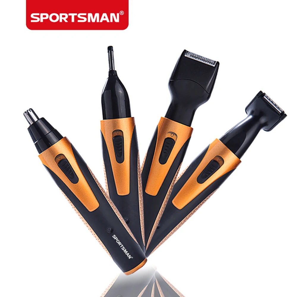 

New 4 In 1 Rechargable Ear Nose Trimmer Electric Shaver Beard Face Eyebrows Nose Ear Hair Trimmer Removal Shaver For Men