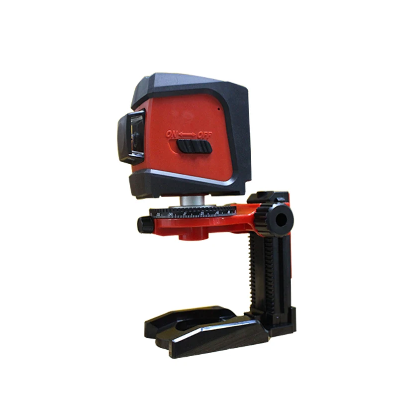 

ACUANGLE A8846 Mini 4 Lines 360 Degrees Red Laser Level Auto Self-Levelling In Range with 5/8 360 degrees laser level bracket