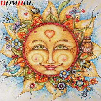 

5d diy Diamond Painting Lovely sun flowers Cross Stitch Diamond Embroidery Mosaic Diamonds Paste Home Wall Artworks Decoration