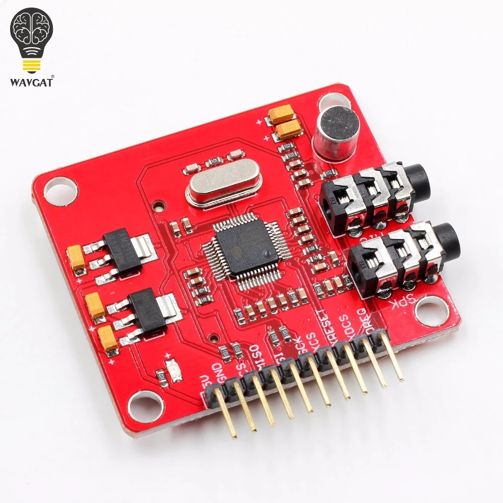 

WAVGAT VS1053 VS1053B MP3 Module For Arduino UNO Breakout Board With SD Card Slot Ogg Real-time Recording For Arduino UNO