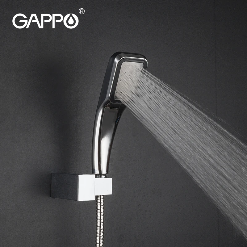 GAPPO квадратная душевая головка высокого давления для ванной комнаты ручной душ ручной для экономии воды душевая головка фильтр-распылитель душевая головка