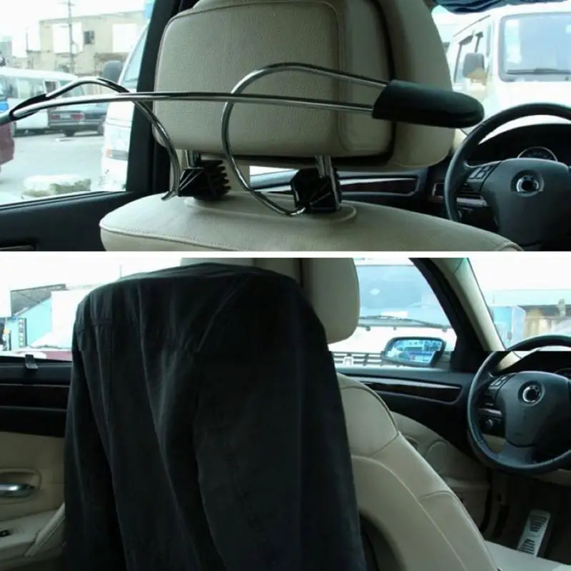 

Universal Stainless Steel Car Coat Hanger Auto Seat Headrest Clothes Suits Holder Hook Accessories Car Styling Stowing Tidying