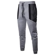 Мужские спортивные штаны, брюки, сетчатые сшитые дышащие повседневные спортивные костюмы размера плюс для фитнеса, мужской тренировочный спортивный костюм