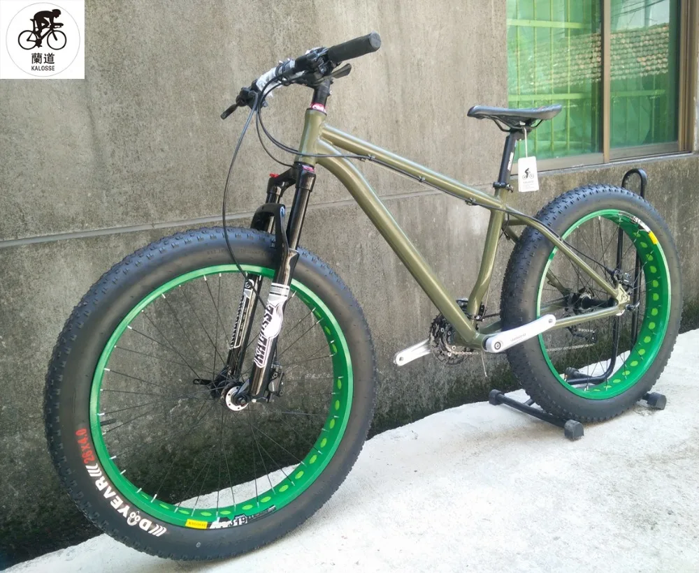 Best Kalosse DIY color Snow bike mountain bicycle 21/24/27/30 speed 26*4.0 inch tires Beach bike 1 Best Kalosse DIY color Snow bike mountain bicycle 21/24/27/30 speed 26*4.0 inch tires Beach bike 1