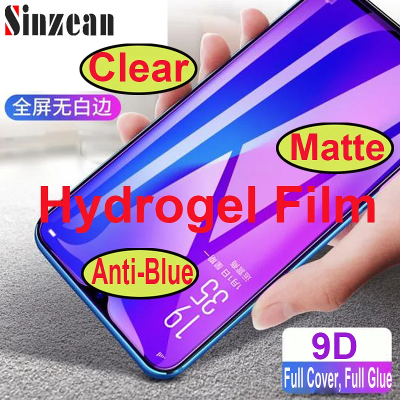 

20pcs For Samsung S8/S9 Plus/Note 8/Note 9/S10 Plus/S10 5G Clear/Matte/Anti-blue Full cover hydrogel film Soft screen protector