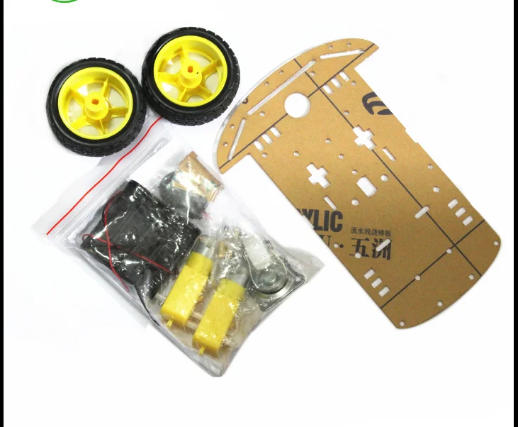 

Smart car chassis / tracing / obstacle avoidance / remote control / ZK-2WD / send battery box car kit