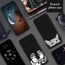 Motjerna Soft TPU Case For Samsung Galaxy S9 S8 Plus S7 S6 Edge Black Green Plant Printing Case For Samsung Galaxy Note 8
