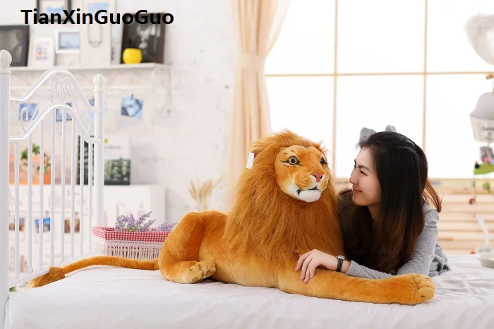 stuffed-toy-large-85cm-prone-lion-plush-toy-soft-doll-throw-pillow-birthday-gift-s048