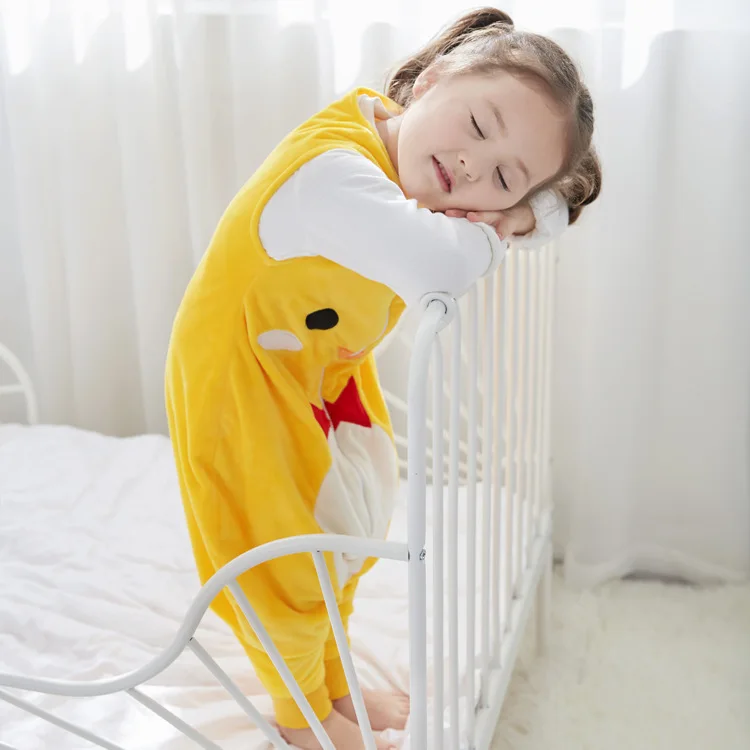 Осенние детские спальные мешки из натурального хлопка; детский спальный мешок с длинными рукавами и надписью; детские комбинезоны для сна