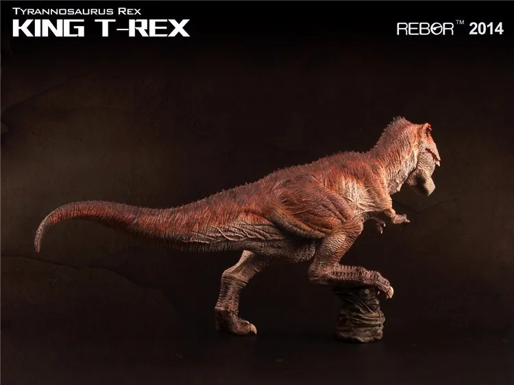 Rebora 1:35 динозавр Палеонтологическая коллекция король T-REX Гараж Комплект статуя для фанатов подарок на праздник