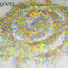 008#30 г устойчив к растворителям ногтей искусство блестки смешивания блестки разной формы для DIY Макияж(шестигранник+ полоски