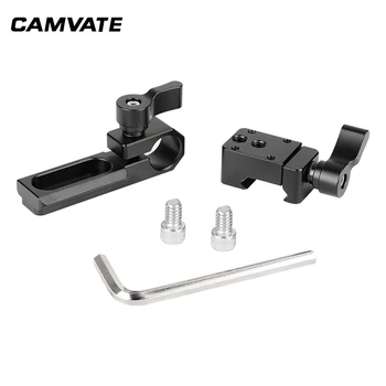

CAMVATE Single 15mm Rod Clamp & NATO Clamp (Black Wingnuts) for GH5, 5DMarkIII Rig C1632