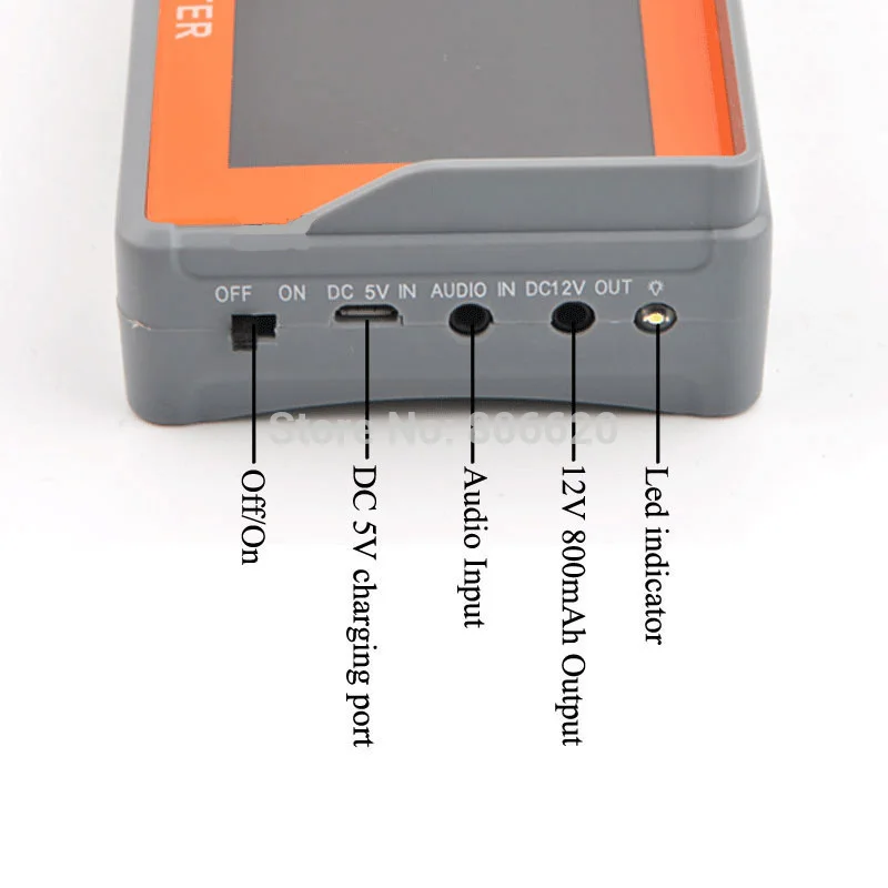 Portable AHD+TVI+CVBS 1080P CCTV Camera Tester & CCD Camera Detector Support 720P960P1080P Video & Audio Testing_9