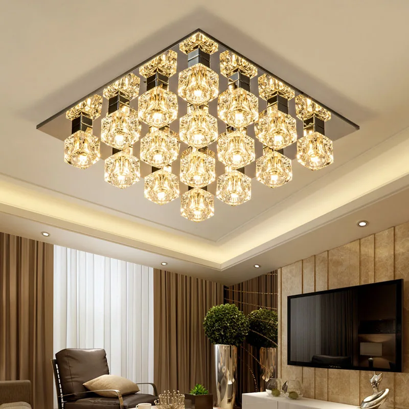 

Living room lamp rectangular minimalist modern creative ceiling lamp atmospheric hall lamp personality home led living room head