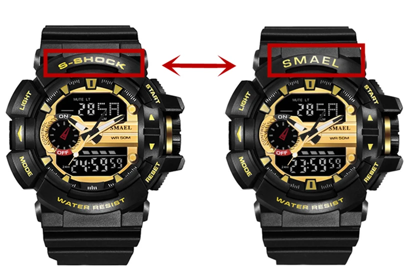 SMAEL мужские спортивные часы светодиодный цифровые часы мужские 50 м водонепроницаемые ударостойкие военные мужские кварцевые наручные часы Relogios Masculino