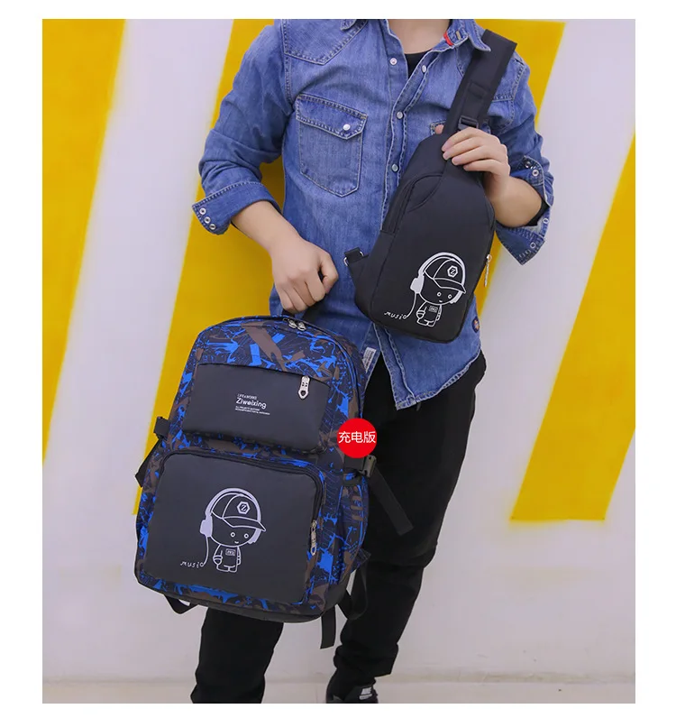 Крутой ночной Светящийся рюкзак с принтом, школьный рюкзак, школьные ранцы для мальчиков и девочек, школьные сумки для подростков, Mochila Infantil