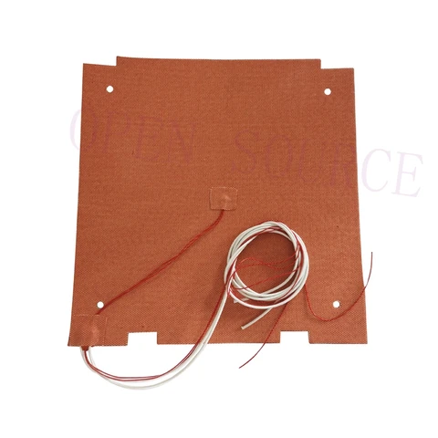 Aquecedor de Silicone Impressora de w 310x320mm para Impressora Alta Qualidade Cr-x 3d – Cr10s Cama Calor Buracos 3m Apoio Cr-10s Pro Pad