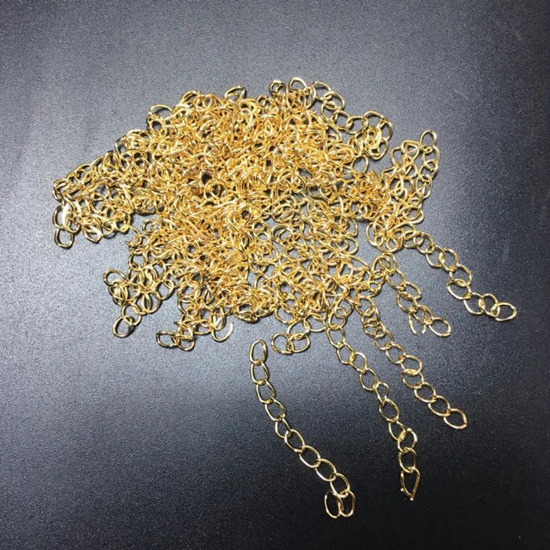 

20Pcs Necklace Extender Bracelet Extender Extension Tails DIY handwork Craft Jewelry Finding Making Matching Connectors