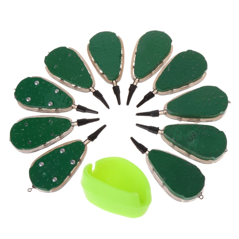 Fishing Feeder Lure Trap Bait Cage Lead Sinker 40g//50g//60g//70g//80g//90g//100g