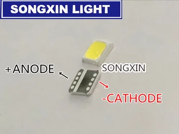 

For LG LED LCD TV Lighting Middle Power LED 0.5W 3V 5152 6500K Cool white LEMWS51R80GZ10 CRI80 Lighting Application